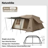 ราคา Naturehike outdoor camping two bedroom family tent Village 13 Village 17 automatic tent with atmosphere light strip (22983673885)