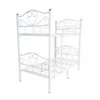 ราคา ลดกระหน่ำ เตียงเหล็ก 2 ชั้น อย่างดี สีขาว ขนาด 3 5 ฟุต ขา 2 นิ้ว สามารถแยกเป็นเตียงเดี่ยว 2 ตัวได้ (354355838)