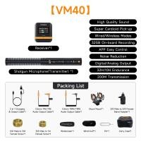 ราคา Comica VM40ม้วนพิเศษไร้สาย2 4G ไมโครโฟน Shotgun มืออาชีพ3 5Mm USB ไมโครโฟนสำหรับถ่ายวิดีโอสตรีมมิ่งสดการรายงานไมค์มือถือพร้อมหน้าจอ LCD ขาตั้งแขนกันกระแทก Windscreene สำหรับกล้องสมาร์ทโฟนคอมพิวเตอร์ (