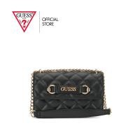 ราคา GUESS กระเป๋า รุ่น VG940576 FIDDLEWOOD MINI CROSSBODY FLAP BLACK สีดำ (22616380761)