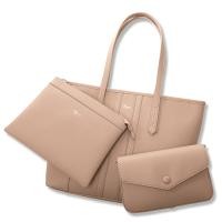 ราคา BSC Bag Luggage กระเป๋าสะพายข้าง ทรง Tote bag รุ่น Pround SET สีเบจ เซ็ท 3 ชิ้น (22821754710)