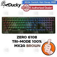 ราคา CoolBlasterThai Ducky ZERO 6108 Tri Mode Connectivity BROWN MX2A Switch 100 TH EG (22276113834)
