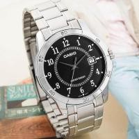 ราคา นาฬิกา Casio รุ่น MTP V004D 1B นาฬิกาข้อมือผู้ชาย สายแสตนเลส หน้าปัดดำ มั่นใจ ของแท้ 100 ประกันสินค้า1 ปีเต็ม (386196383)