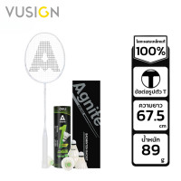 ราคา Vusign ไม้แบดมินตัน ไม้แบด พร้อมกระเป๋าสะพาย แถมฟรี ลูกแบด น้าหนักเบา กำลังส่งลูกดี Badminton Racket (22980532261)