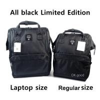 ราคา ok good Anello แท้100 All black Limited Backpack Allblack Regular Large size (20555139044)