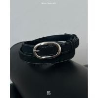 ราคา beforesunset studio Sphere suede belt เข็มขัดหนังกลับแท้ ดีเทลเดินด้าย หัวเข็มขัดทรง Oval ปั๊มโลโก้ (22846612008)