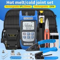 ราคา 22 pieces set of charging FTTH fiber optic toolbox equipped with S 6C fiber cutter 70 10dbm optical power meter visual fault locator 15MW (22860506009)