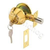 ราคา ประตูบ้านประตูกระบอกเดียว Deadbolt Chrome Stainless Steel Dead Bolt Door Lock (20707456442)