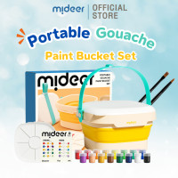 ราคา Mideer มิเดียร์ Portable Gouache Paint Bucket Set ชุดอุปกรณ์ศิลปะแบบบพกพา MD2284 (22888496992)