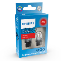 ราคา Philips หลอดไฟถอย ไฟท้าย ไฟเบรค ไฟเลี้ยว Ultinon PRO7000 LED T20 WY21 PY21 AMBER W21 P21 สีขาว สีแดง สีส้ม รุ่นใหม่ ปี 2023 (19890586567)