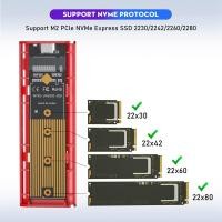 ราคา WVH M2 SSD Case M 2 To USB 3 1 Gen 2 10Gbps NVMe SSD Enclosure for NVMe PCIE M Key B M Key SSD Hard Disk (21422090777)