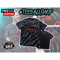 ราคา เสื้อฟุตบอล แมนเชสเตอร์ซิตี้ ชุดเติส เกรดแฟนบอล 2023 2024 Manchester City Third Jersey 2023 24 (19144837759)