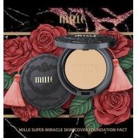 ราคา MILLE CHARCOAL MATTE COVER PACT SPF25 PA มิลเล่ แป้งชาร์โคล 11g (402420899)