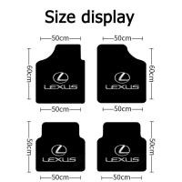 ราคา ร้อน 4แพ็ครถหนังนิ่มพรมพอดีเล็กซัส NX200t CT200h RX350 GX470 ES350 IS300 ES250 IS200t LM RX GS GX ทำความสะอาดง่าย Rugs405 (21625101620)