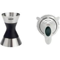 ราคา OXO SteeL Double Jigger และชุดบาร์กรองค็อกเทล (22716591444)