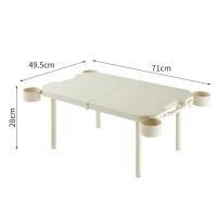 ราคา โต๊ะพับเก็บได้ โต๊ะพับแคมป์ปิ้ง โต๊ะพับสนาม Folding table โต๊ะแคมป์ปิ้งพับได้ โต๊ะพับอเนกประสงค์ ที่วางแก้วด้านข้าง (22733410441)