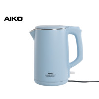 ราคา AIKO AK 1702 สีฟ้า กาต้มน้ำสแตนเลส 1 7 ลิตร 1800 วัตต์ รับประกัน 2 ปี (7738716358)