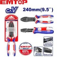 ราคา EMTOP คีมปากจิ้งจก แบบผ่อนแรง รุ่นงานหนัก ขนาด 8 นิ้ว รุ่น EPLRCC0851 9 5 นิ้ว รุ่น EPLRCC0951 Compound action Plier (21411987186)