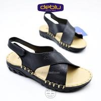ราคา Deblu รองเท้าแตะรัดส้น รองเท้าเพื่อสุขภาพ หน้ากว้าง พื้นนุ่ม เย็บพื้น รุ่น L407s 2 ไซส์ 36 41 (16395958729)