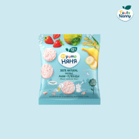 ราคา FrutoNanny มินิแครกเกอร์ข้าวกับแอปเปิ้ล สตรอว์เบอร์รี่ กล้วย 100 ออร์แกนิค ขนมเพื่อสุขภาพสำหรับเด็ก ปราศจากกลูเตน ไม่มีน้ำตาล 30 กรัม (22744974820)