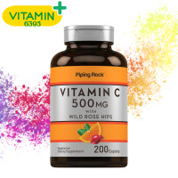 ราคา Vitamin C 500 mg with Wild Rose Hips 200 Caplets (22891222707)