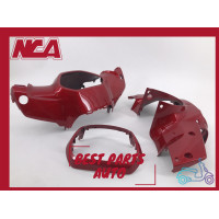 ราคา หน้ากากบน หน้ากากล่าง ขอบไฟหน้า Dream 110i Super Cub ไฟหน้าเหลี่ยม ดรีม 110i เฟรมสี เสื้อไฟหน้า (9831938607)