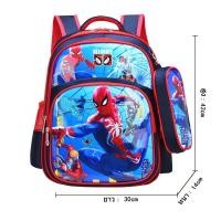 ราคา พร้อมส่ง กระเป๋านักเรียนเด็ก Nylonชั้นประถมศึกษาปีที่ 4 6 ลายการ์ตูน Water proof กระเป๋าเป้เด็กชาย กล่องดินสอของขวัญ (19610993806)