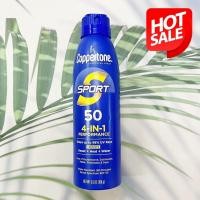 ราคา 60 OFF ราคา Sale EXP 03 2024 06 2024 สเปรย์กันแดด สำหรับเล่นกีฬากลางแจ้ง SPORT Sunscreen Spray SPF 100 4 in 1 Performance 156 g Coppertone (21520602563)