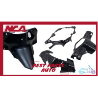 ราคา หน้ากากหน้า หน้ากากหลัง คอนโซลบนดำด้าน หน้ากากบนสี wave 110i 2012 เวฟ 110i เลือกสีได้ เฟรมสี (9810133087)