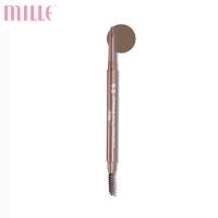 ราคา สีDark X2 MILLE ดินสอเขียนคิ้วหัวตัด 6D EYEBROW PENCIL WATERPROOF 2G (21561324378)