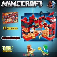 ราคา ของเล่นตัวต่อมายคราฟ มีไฟ เป็นกล่อง สโนว์ฟิลด์ ลาวา ของเล่นเด็ก ของเล่นเด็กโต ตัวต่อ มายคราฟ (19285555820)