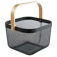 ราคา MBNW Metal Mesh Basket Multi Functional Hanging Kitchen Baskets Fruit Basket with Handle for Kitchen Bathroom Picnic (22597861521)