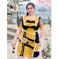 ราคา C933 ร้านนี้ส่งไว เดรสคาวาอิ ชุดเดรสสาวอวบ เสื้อผ้าสาวอวบ ชุดสาวอวบอ้วน ชุดคนอ้วนสวยๆ ชุดสาวอวบ ชุดสาวอวบแซ่บๆ ชุดเซตสาวอวบ (14434832586)