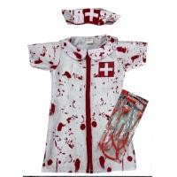 ราคา ชุดฮาโลวีนเด็ก ชุดนางพยาบาลเลือดสาด คอสเพลย์ แฟนซี น้อง3 10ปี พร้อมส่ง ชุดนางพยาบาลเลือด (20052847514)