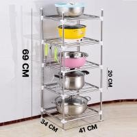 ราคา 3 6 ชั้น ชั้นวางหม้อ ชั้นวางสแตนเลส วางของสแตนเลส Stainless steel shelf ชั้นวางหม้อ ชั้นวางจาน ชั้นวางของ ชั้นวางของในครัว ชั้นวางสแตนเลส (13105638161)