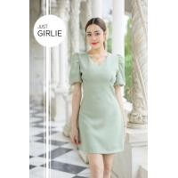 ราคา คอลเลคชั่นเขียว ชุดเขียวพาสเทล ชุดเดรส เดรสสีเขียว ธีมสีเขียว ชุดออกงาน เดรสสวยราคาถูก มีไซส์ S M L XL (21932293617)