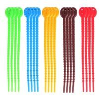 ราคา Silicone Cable Ties Zip Ties Bag Seal Clips Bread Ties Rubber Twist Ties for Home Office (22146689166)