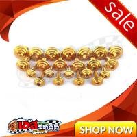 ราคา น็อตชุดสีทอง โนวา ทั้งคัน 10ตัว (7172100788)