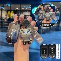 ราคา เคสรีโมทกุญแจรถยนต์ สําหรับ HONDA เคสกุญแจ jazz gk civic gk พวงกุญแจรถ (22564409041)