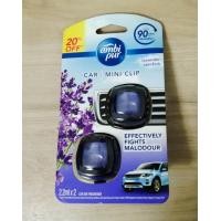 ราคา Ambipur Car แอมบิเพอร์คาร์ น้ำหอม ติดรถยนต์ Ambipur Car MINI CLIP 2 2 ml ราคาถูก ราคา ต่อ 1 แพค (22169480156)