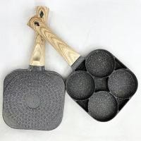 ราคา กระทะหลุม กระทะไข่ดาว กระทะย่าง กระทะเคลือบหินอ่อน สามารถใช้กับเตาแม่เหล็กไฟฟ้า (22251775151)