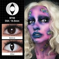 ราคา Magister คอนแทคเลนส์ Original 2 ชิ้น Crazy LENS คอสเพลย์คอนแทคเลนส์สีขาว สีดำ 14 5 มม เลนส์แว่นตาสำหรับฮาโลวีนสีสันที่ไม่ซ้ำกัน Animated คอนแทคเลนส์ (22783028016)