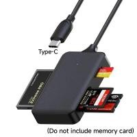 ราคา 4 In 1เครื่องอ่านการ์ดแปลงสนับสนุน SD Tf cf เครื่องอ่านบัตร MS เครื่องอ่านการ์ด USB Type C มัลติฟังก์ชั่นสำหรับ Sony หน่วยความจำ Pro Duo (21713649734)