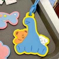 ราคา มีลายใหม่ PVC Bag tag ป้ายห้อยกระเป๋า กระเป๋าเดินทาง มีหลายลาย ไดโน เท๊ดดี้ มอลทีส โลมา ดอกไม้ เชอรี่ Stickwithme4ev (22982744297)