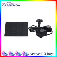 ราคา Solar Water Pump Powered Panel Kit Multifunctional with 6 Nozzles Hydroponics Submersible Pump Decorative Props Portable for Pool Fountain Submersible (20001704918)