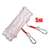 ราคา ร้านอยู่กรุงเทพ 12mm เชือกโรยตัว ปีนเขา นิรภัย พร้อมตะขอ อุปกรณ์โรยตัวยามฉุกเฉิน แข็งแรงทนทาน 10เมตร 20เมตร 5เมตร (22752462031)