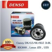 ราคา DENSO กรองน้ำมันเครื่อง Toyota Camry DX LE SE XLE 3 0 L RX300 Lexus JZS UZS รหัสสินค้า 260340 0520 (494062389)