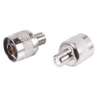 ราคา IRWB 2pcs N Type male plug to F female RF coaxial adapter connector for Wireless antennasilver (22787303024)