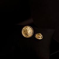 ราคา หรูหรา 3d Lion Head ปกเสื้อ Pin Mens ชุดสูท แม่เหล็ก ปกเสื้อเชิ้ต ปุ่ม High end Emblem อุปกรณ์เสริมแฟชั่นเสื้อผ้าไม่ทําลาย (22900012097)