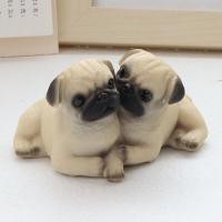ราคา น่ารัก Little Pug ตุ๊กตารูปปั้นสุนัขที่สมจริงโต๊ะทํางาน เสื้อท่อนบน รถทําสวนตกแต่ง Bichon Frise ลูกสุนัขเครื่องประดับ (20360947085)